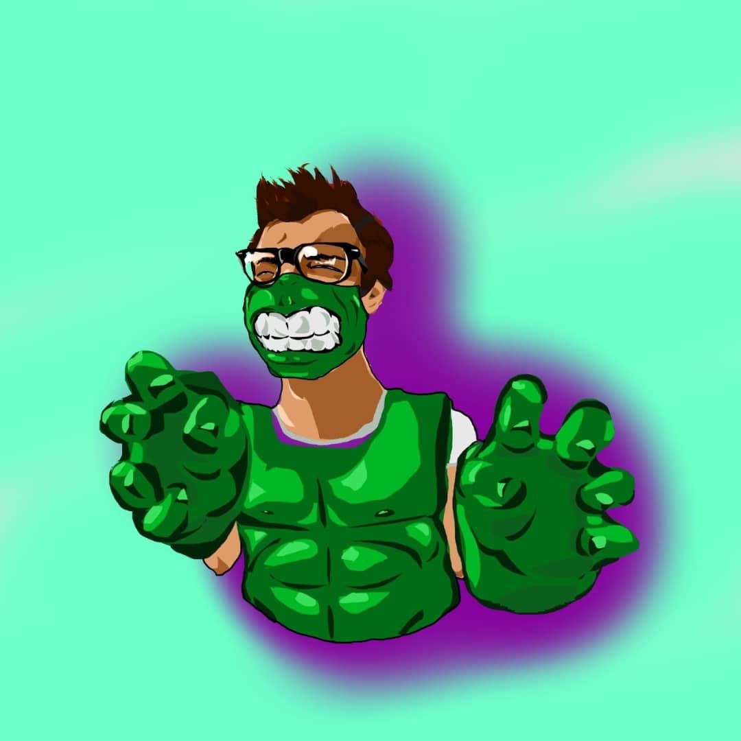 my friend Igor as Hulk